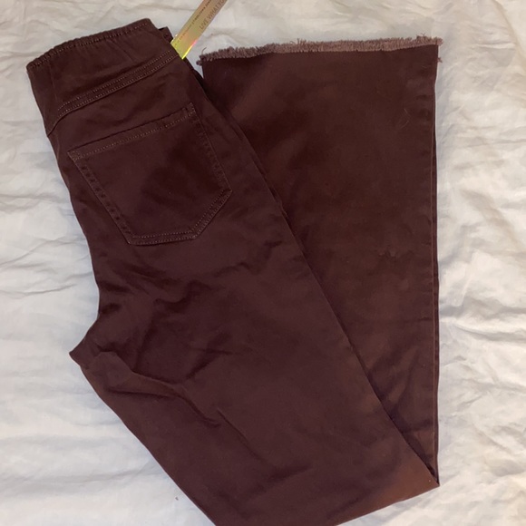 Flare denim pants | size 5 | brown-plum - Picture 6 of 8
